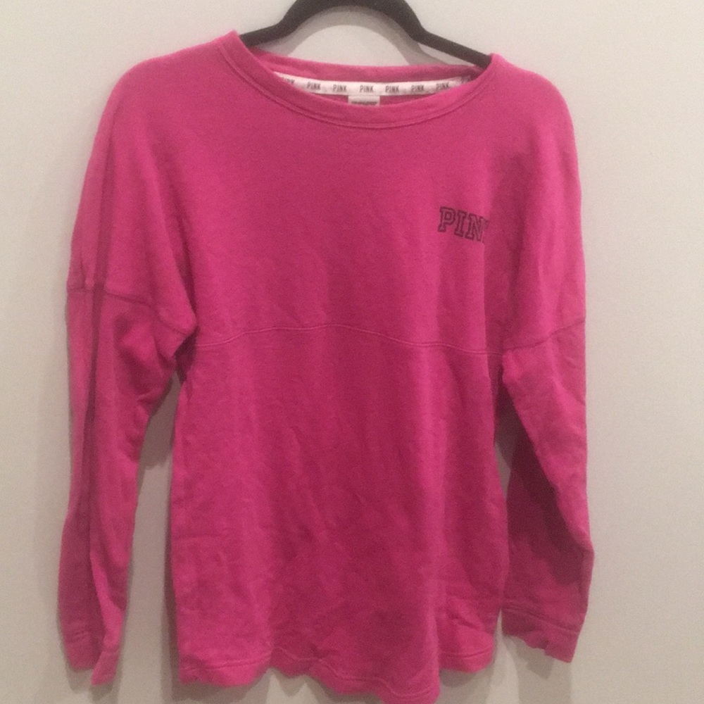 Pink crew neck
